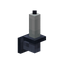White Iron Wall Candle