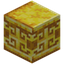 Curly Raw Gold Block Pillar