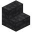 Cobbled Deepslate Running Bond Stairs