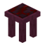 Stripped Crimson Stool