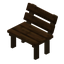 Stripped Dark Oak Bench