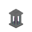Magenta Fancy Iron Lantern