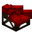 Red Longer Flat Roof Block (Framed)