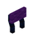 Purple Cobalt Raised Seat Back