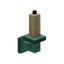 Waxed Oxidized Copper Wall Candle