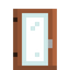 Acacia Glass Door