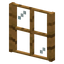 Palm Planks Four Pane Window