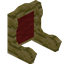 Red Yellow Bioshroom Fancy Seat Back