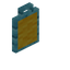 Yellow Blue Bioshroom Tall Seat Back