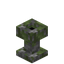 Mossy CobbleStone Standing Torch