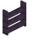 Mauve Potion Shelf