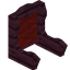 Red Crimson Fancy Seat Back