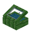Light Blue Green Bioshroom Display Case