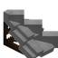White Longer Roof (Framed)