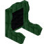 Black Green Enchanted Fancy Seat Back