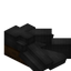 Black Longer Roof Slab (Dark Oak)
