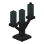 Gray Candelabra