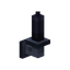 Black Iron Wall Candle