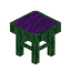 Purple Green Enchanted Seat