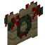 Birch Fence Gate with Wreath