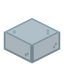 Cyan Glass Slab