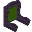 Lime Mauve Fancy Seat Back
