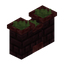 Nether Brick Grass Topped Wall