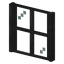 Metal Four Window