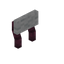 White Crimson Raised Seat Back