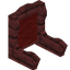 Red Redwood Fancy Seat Back