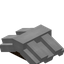 White Top Roof (Dark Oak)