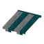 Cyan Striped Awning