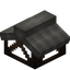 Gray Top Flat Roof Block (Framed)