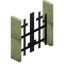 End Brick Railing Gate