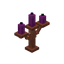 Magenta Copper Candelabra