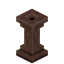 Polished Granite Standing Torch - L
