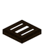 Dark Oak Barred Trapdoor