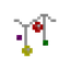 Twinkling Multicolored Icicle Lights (Horizontal)