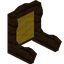 Yellow Dark Oak Fancy Seat Back