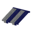 Blue Striped Awning