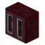 Crimson Glass Kitchen Cabinet