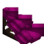Pink Longer Roof (Framed)