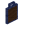 Brown Blue Enchanted Tall Seat Back