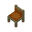 Orange Cloth Chair