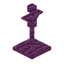 Pink Bioshroom Fancy Armor Stand