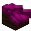Pink Longer Roof Block (Dark Oak)