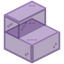 Purple Glass Stairs