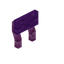 Purple Pink Bioshroom Raised Seat Back