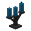 Light Blue Candelabra