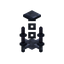 Black Iron Chandelier
